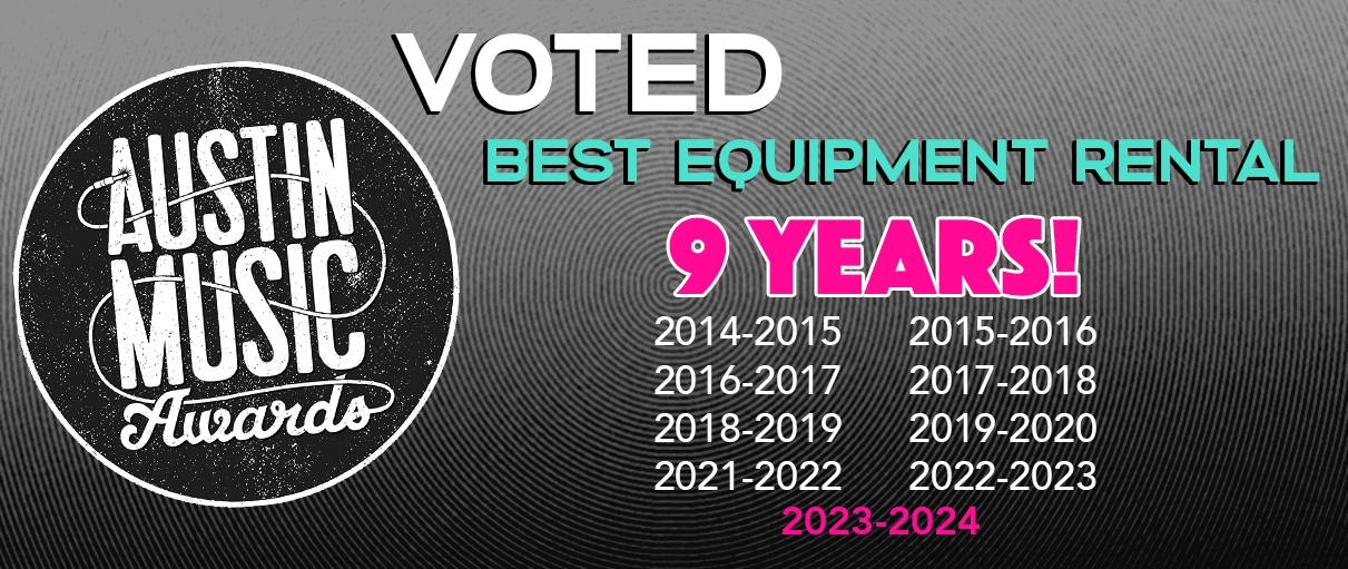 Voted Best Equipment Rental 8 Years