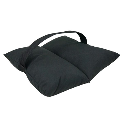 Global Truss 25 lb Black Canvas Sandbag (SANDBAG)