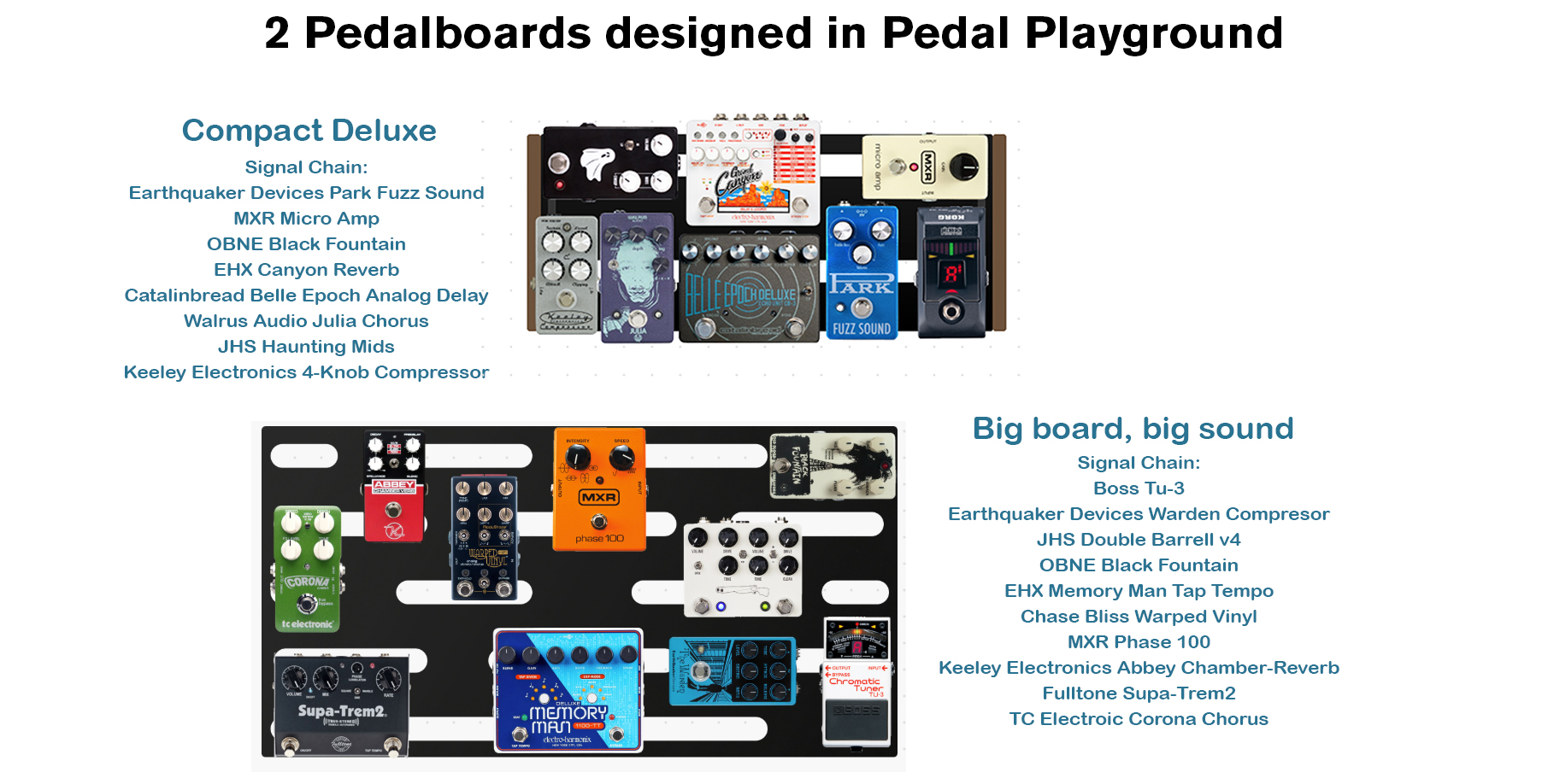Pedal Playground Test Boards