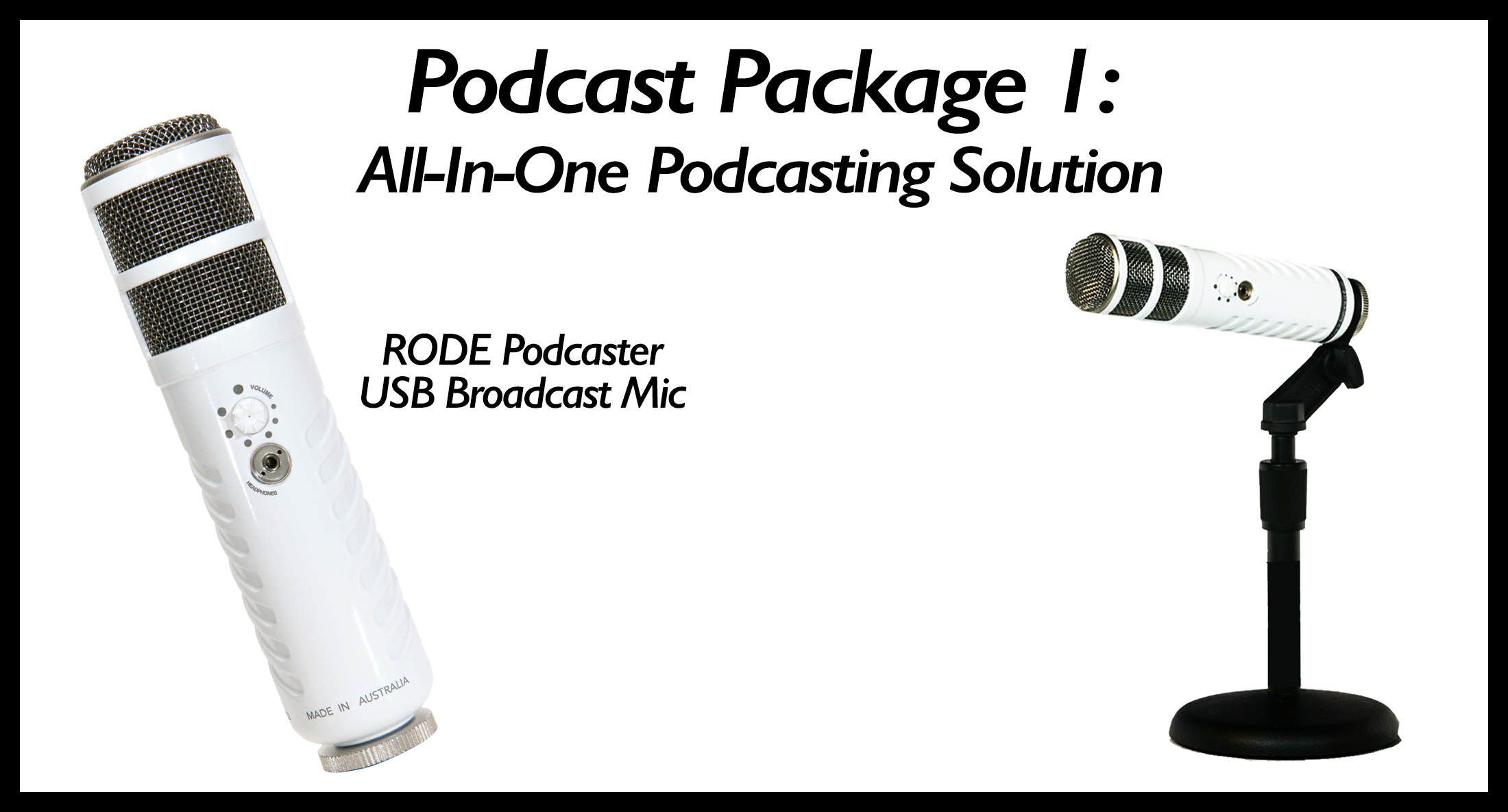 Rode Podcaster USB Broadcast Microphone