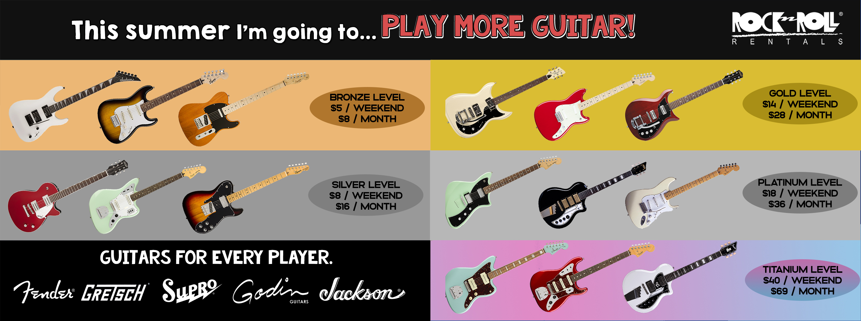 Play More Guitar Levels