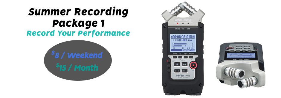 Record More Music - Summer Recording Package 1. Zoom Recorder h4npro