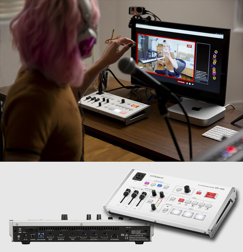 Roland VR-1HD 4 Channel Video Mixer with FX