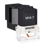Shure M44-7 Phono Cartridge w/Stylus & Headshell