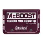Radial MCBOOST Mic Signal Booster