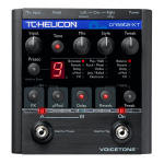 Tcelectronic CREATEXT Vocal Processor Pedal