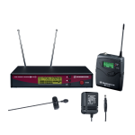 Sennheiser SK100G2 Wireless Lavalier Microphone System