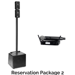 Rock n Roll Rentals WEDRESPKG2 Wedding Reservation Package 2 Portable PA