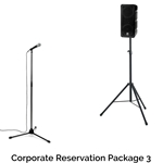 Rock n Roll Rentals CORPRESPKG3 Corporate Reservation Package 3 Portable PA
