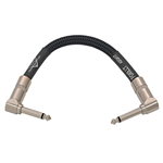 Fender 6" long 1/4" Instrument/Pedal Cable with Dual Right Angle Connectors (0990820044)