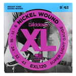 D'addario EXL120 Nickel Wound Super Lite Set