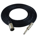 Rapco Horizon Male XLR - Male TRS 15' Balanced Cable (sku:#220m)