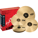 Sabian HHX or AAX 5-Piece Cymbal Set with 2 crash cymbals (16, 18)