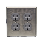 Rock n Roll Rentals PDROP4 4 AC Outlet Linkable Power Drop Box