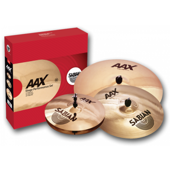 Sabian AAXR20 AA, AAX, HH or HHX Cymbal Performance Pack (Ride, Crash and Hats)