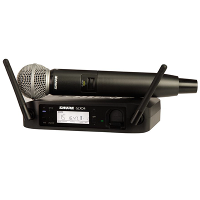 Shure GLXD2/SM58 Handheld Wireless Microphone System