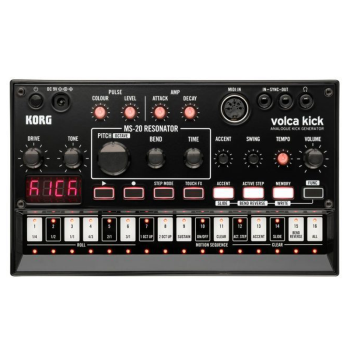 Korg Volca Kick Bass Drum Synthesizer and Sequencer (VOLCAKICK)