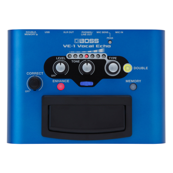 Boss VE-1 Vocal Echo & Doubling Effect Pedal