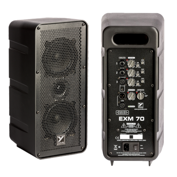 Yorkville EXM-70 70w Ultra Compact Portable PA System with Bluetooth