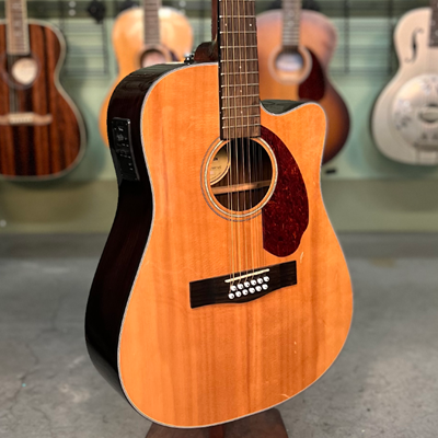Fender Dreadnought Series 12-String Cutaway Acoustic-Electric Guitar (CD-140SCE-12)