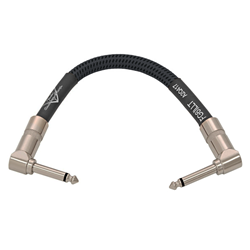 Fender 6" long 1/4" Instrument/Pedal Cable with Dual Right Angle Connectors (0990820044)