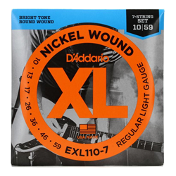 D'addario EXL110-7 Regular Lite 7-string Set