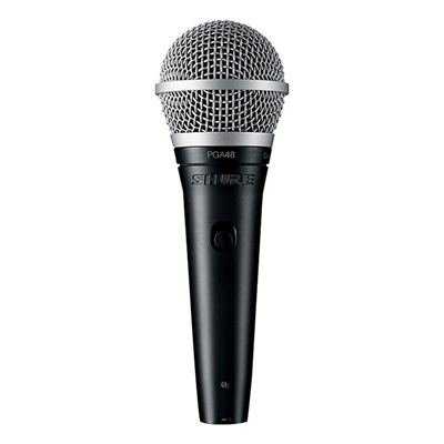 Shure PGA48-QTR Dynamic Mic with switch 1/4" cable included