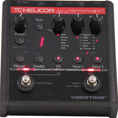TCElectronic Harmony-G Vocal Pedal with FX