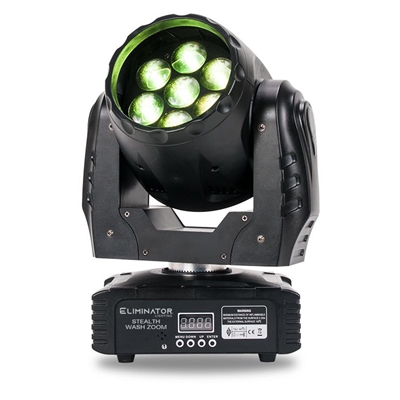 ADJ STEALTHWASHZOOM 7 x 12W RGBW LED Moving Head Spot